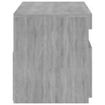 ZNTS TV Cabinet with LED Lights Grey Sonoma 75x35x40 cm 815125