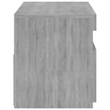 ZNTS TV Cabinet with LED Lights Grey Sonoma 75x35x40 cm 815125