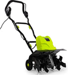 ZNTS Electric 1500W Tiller, Upgraded Foldable Garden Soil Cultivator Rotavator with 6 Sharp Blades, 40cm 30875674