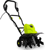 ZNTS Electric 1500W Tiller, Upgraded Foldable Garden Soil Cultivator Rotavator with 6 Sharp Blades, 40cm 30875674
