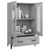 ZNTS Highboard Grey Sonoma 70x31x115 cm Engineered Wood 817481