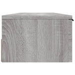 ZNTS Wall Cabinet Grey Sonoma 102x30x20 cm Engineered Wood 817097