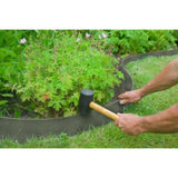 ZNTS Nature Garden Border Edging Textured 0.12x12 m 5 mm Grey 447499