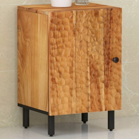 ZNTS Bathroom Cabinet 38x33x58 cm Solid Wood Acacia 356876