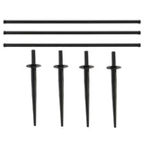 ZNTS Bridge Roof Wrought Iron Arches Plant Climbing Frame 83044456