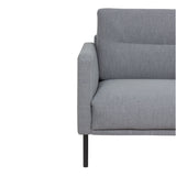 Larvik 2.5 Seater Sofa - Grey, Black Legs 60320381