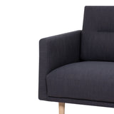Larvik 3 Seater Sofa - Anthracite, Oak Legs 6033038047