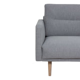 Larvik 3 Seater Sofa - Grey, Oak Legs 6033038147