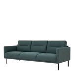 Larvik 3 Seater Sofa - Dark Green, Black Legs 60330383
