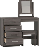 ZNTS Nevada 4 Drawer Dressing Table Set 100-105-020