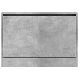 ZNTS Shoe Cabinet Concrete Grey 80x21x57 cm Engineered Wood 839913