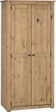 ZNTS Panama 2 Door Wardrobe 100-101-039