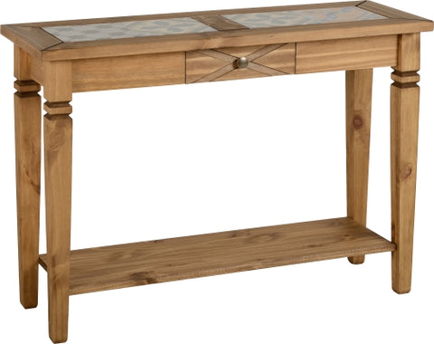 ZNTS Salvador Tile Top Console Table 300-304-014