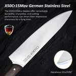 ZNTS Kitchen Knife Sets, 15 Piece Knife Sets with Block for Kitchen Chef Knife Stainless Steel Knives Set 47066328