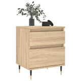 ZNTS Bedside Cabinets 2 pcs Sonoma Oak 40x35x50 cm Engineered Wood 830659