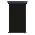 ZNTS Balcony Side Awning 105x250 cm Black 48412