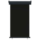 ZNTS Balcony Side Awning 105x250 cm Black 48412