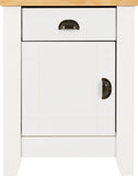 ZNTS Ludlow 1 Drawer 1 Door Bedside 100-103-041