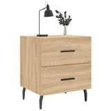 ZNTS Bedside Cabinets 2 pcs Sonoma Oak 40x35x47.5 cm Engineered Wood 827347