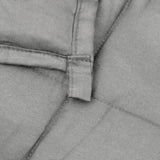 ZNTS Weighted Blanket Grey 220x240 cm King 11 kg Fabric 3154790