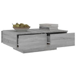 ZNTS Coffee Table Grey Sonoma 90x60x31 cm Engineered Wood 815196