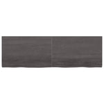 ZNTS Wall Shelf Dark Brown 160x50x cm Treated Solid Wood Oak 363832