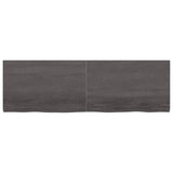 ZNTS Wall Shelf Dark Brown 160x50x cm Treated Solid Wood Oak 363832