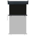 ZNTS Balcony Side Awning 105x250 cm Black 48412