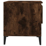 ZNTS Side Tables 2 pcs Smoked Oak 50x46x50 cm Engineered Wood 819559
