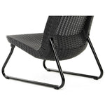 ZNTS Keter Patio Furniture Set 3 Pieces Rio Graphite 405984