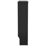 ZNTS MDF Radiator Cover Black 78 cm 325560