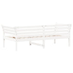 ZNTS Day Bed without Mattress White 90x200 cm Solid Wood Pine 842871