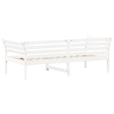 ZNTS Day Bed without Mattress White 90x200 cm Solid Wood Pine 842871