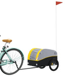 ZNTS Bike Trailer Black and Yellow 30 kg Iron 94120