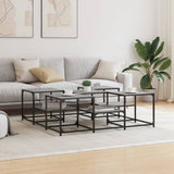 ZNTS Coffee Table Grey Sonoma 121x121x40 cm Engineered Wood 839071