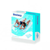 ZNTS Bestway Double Inflatable Pool Mattress 43055 91253