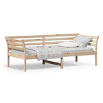 ZNTS Day Bed without Mattress 90x200 cm Solid Wood Pine 842870