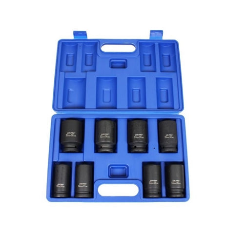 US Pro 8PC 3/4" DR 6PT Deep Impact Sockets Metric USP1386