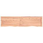 ZNTS Wall Shelf Light Brown 160x40x cm Treated Solid Wood Oak 363710