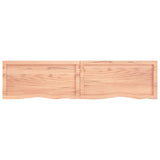 ZNTS Wall Shelf Light Brown 160x40x cm Treated Solid Wood Oak 363710