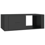 ZNTS Coffee Table Black 100x50.5x35 cm Engineered Wood 816537