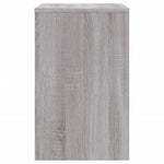 ZNTS Nesting Coffee Tables 3 pcs Grey Sonoma Engineered Wood 837825