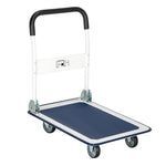 ZNTS Platform Truck 150KG Load-bearing Blue and White 22556242