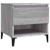 ZNTS Side Tables 2 pcs Grey Sonoma 50x46x50 cm Engineered Wood 819561
