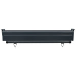 ZNTS Balcony Side Awning 105x250 cm Black 48412