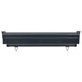 ZNTS Balcony Side Awning 105x250 cm Black 48412