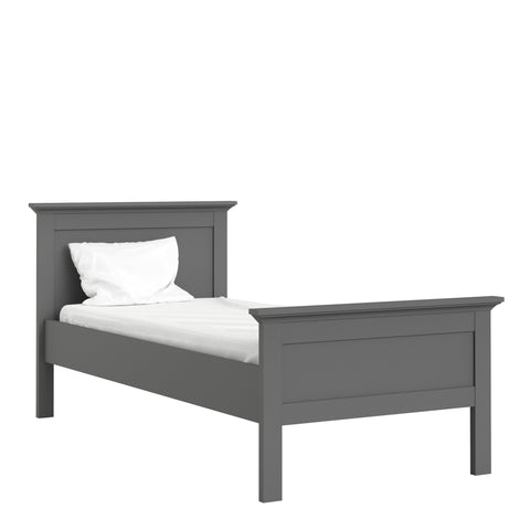 Paris Single Bed in Matt Grey 70177801IG