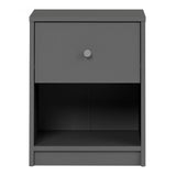May Bedside 1 Drawer in Grey 70870331CN