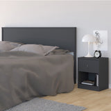 May Bedside 1 Drawer in Grey 70870331CN