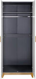 ZNTS Cleveland 2 Door Wardrobe 100-101-210